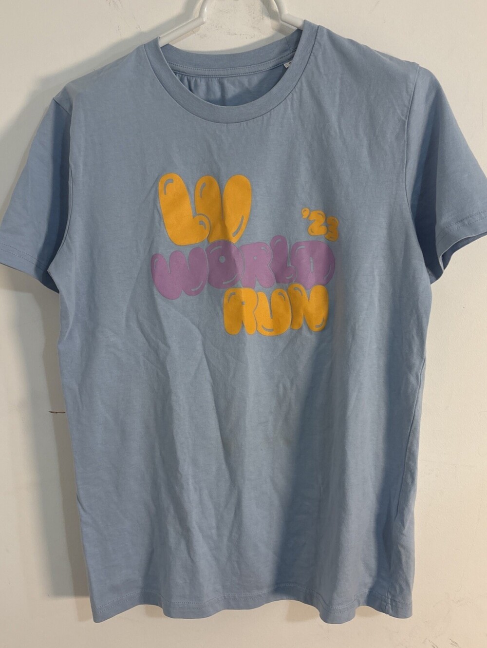 Louis Vuitton Unicef World Run ‘23 Light‎ Blue Graphic T-Shirt Small